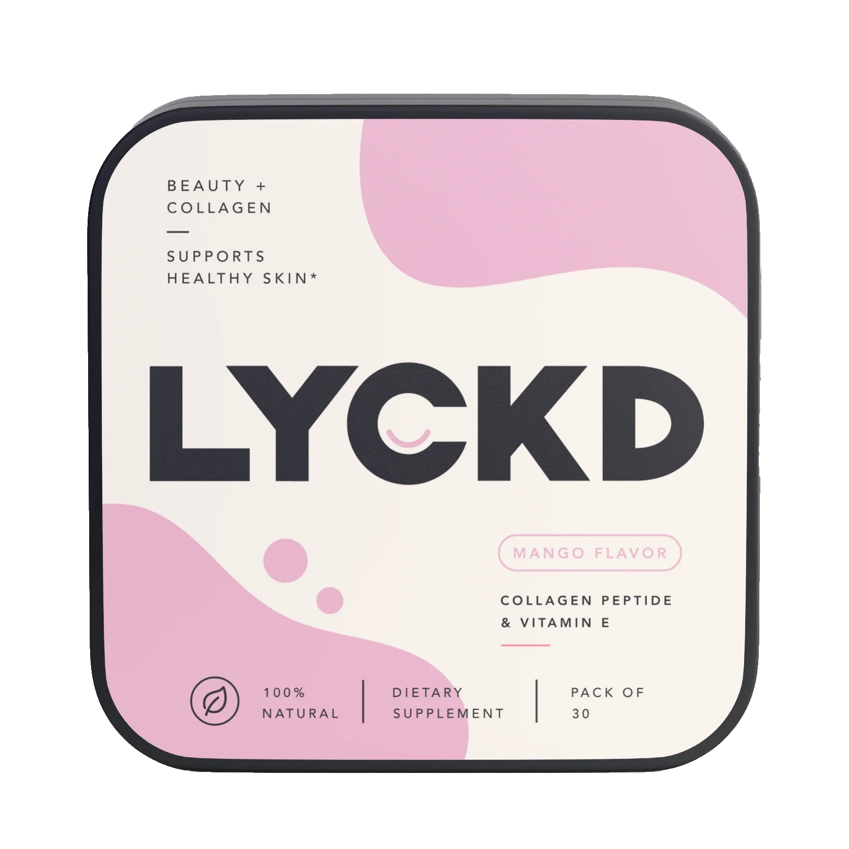 LYCKD Beauty + Collagen strip tin